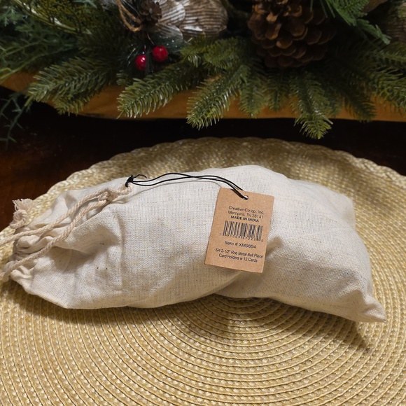 Creative Co-Op Metal Bell Card Holders Set - Picture 8 of 8